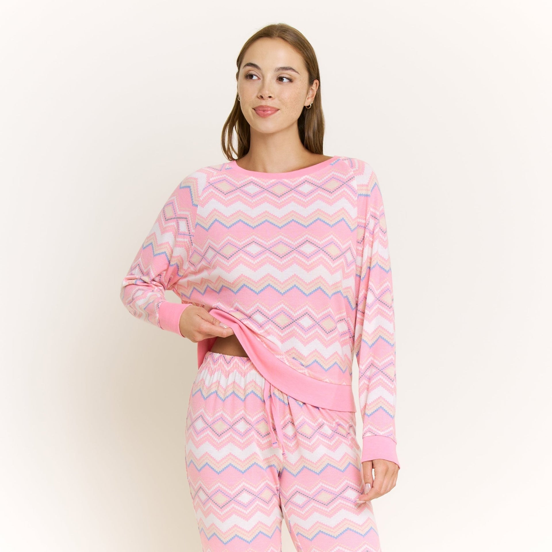 Star Seeker Long Set in Paloma Fair Isle - Sleepwear & Loungewear -