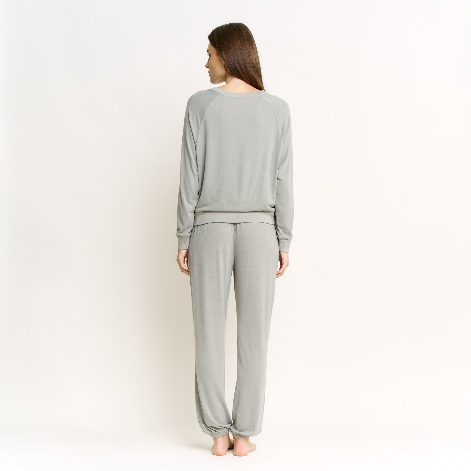Star Seeker Long Set in Soft Olive - Sleepwear & Loungewear -