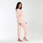 Star Seeker Long Set In Umber Check - Loungewear -