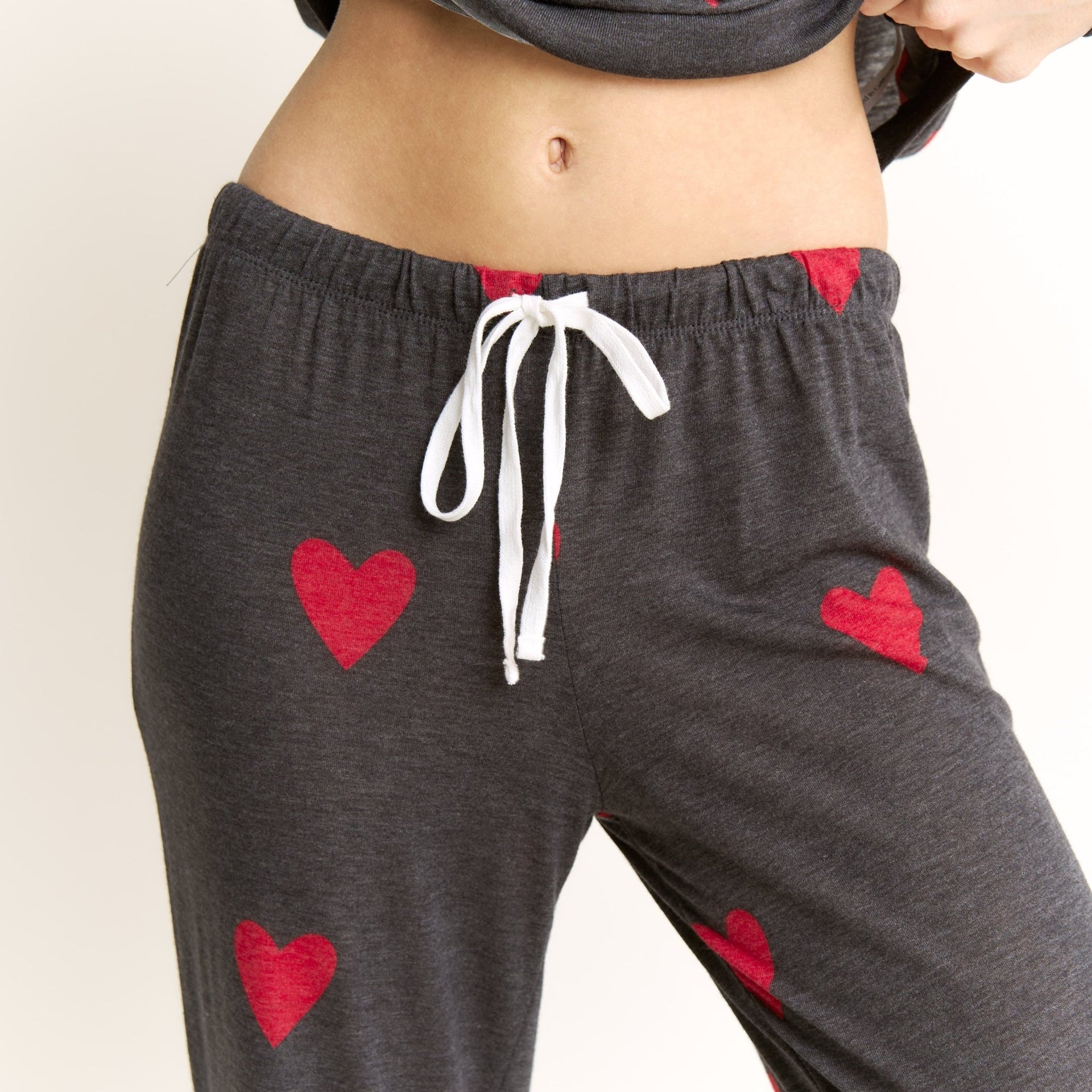 Star Seeker Long Set in Valentine Hearts - Sleepwear & Loungewear -