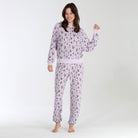 Star Seeker Long Set In Whisper Ikat - Loungewear - X-Large