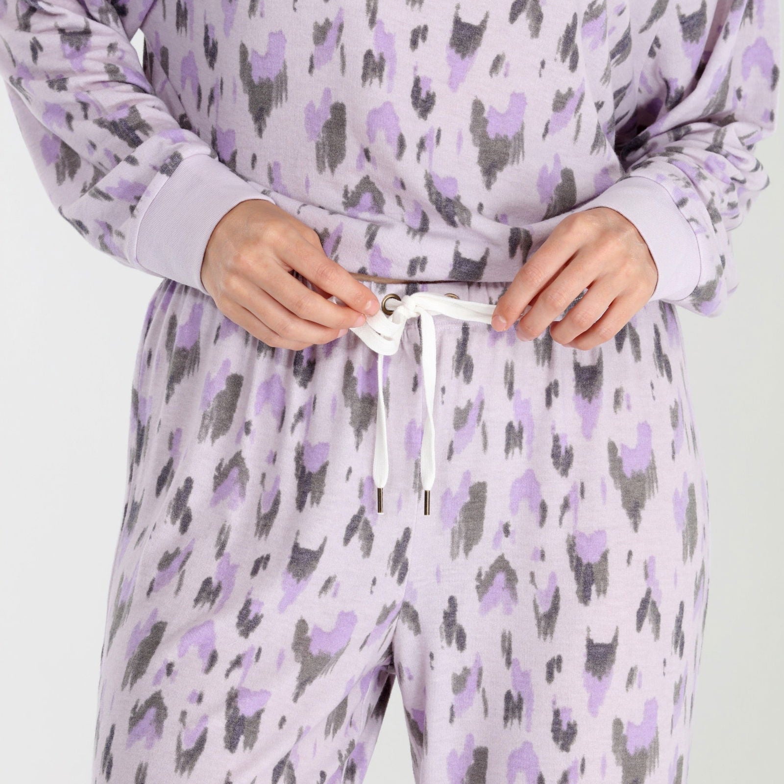 Star Seeker Long Set In Whisper Ikat - Loungewear -