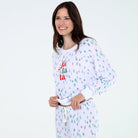 Star Seeker Long Set In White Skis - Loungewear -