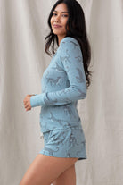 Star Seeker Lounge Set in Galaxy Cheetah - Sleepwear & Loungewear -