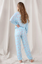 Star Seeker Lounge Set in Moontint Flamingos - Sleepwear & Loungewear -