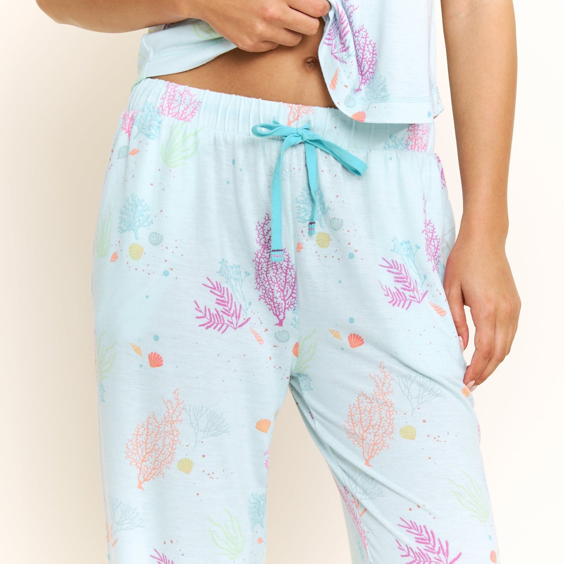 Star Seeker Tank Pant Set in Drift Tides - -