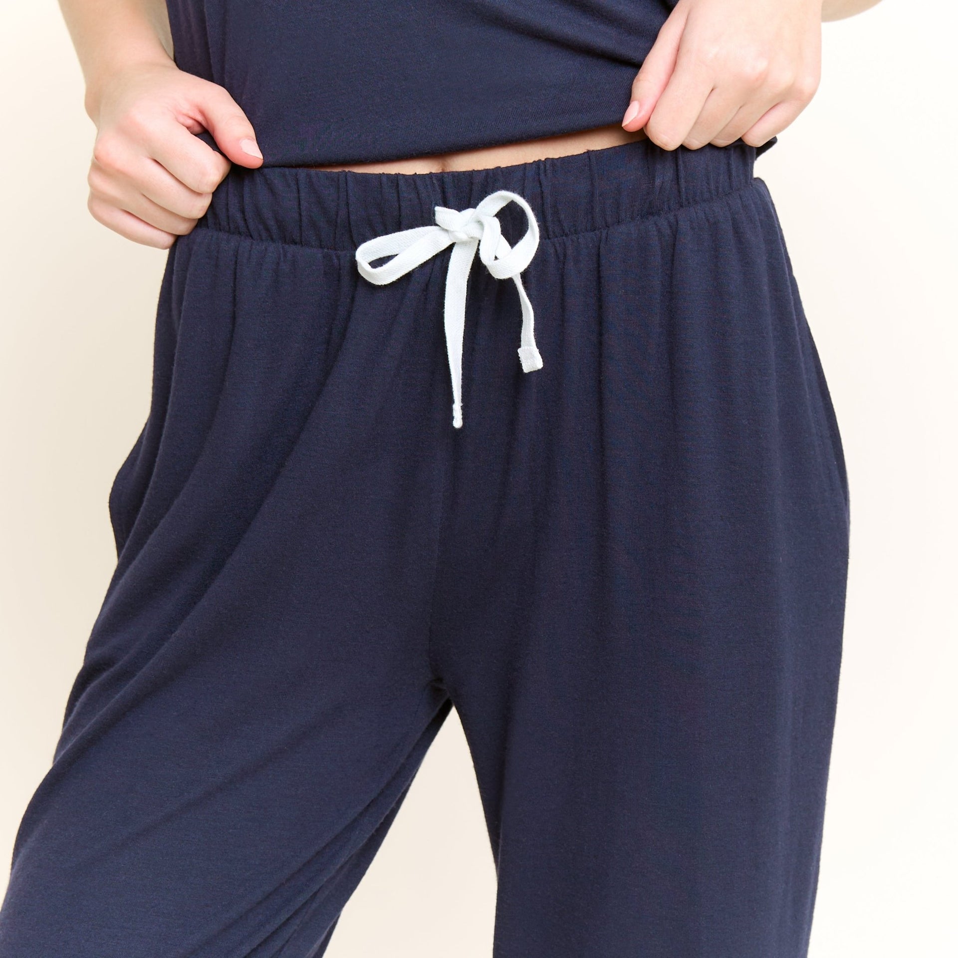Star Seeker Tank Pant Set in Midnight - -