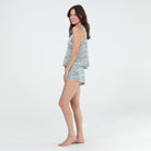 Star Seeker Tank Shortie Set In Fern Camo - Tank+Short -