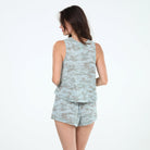 Star Seeker Tank Shortie Set In Fern Camo - Tank+Short -