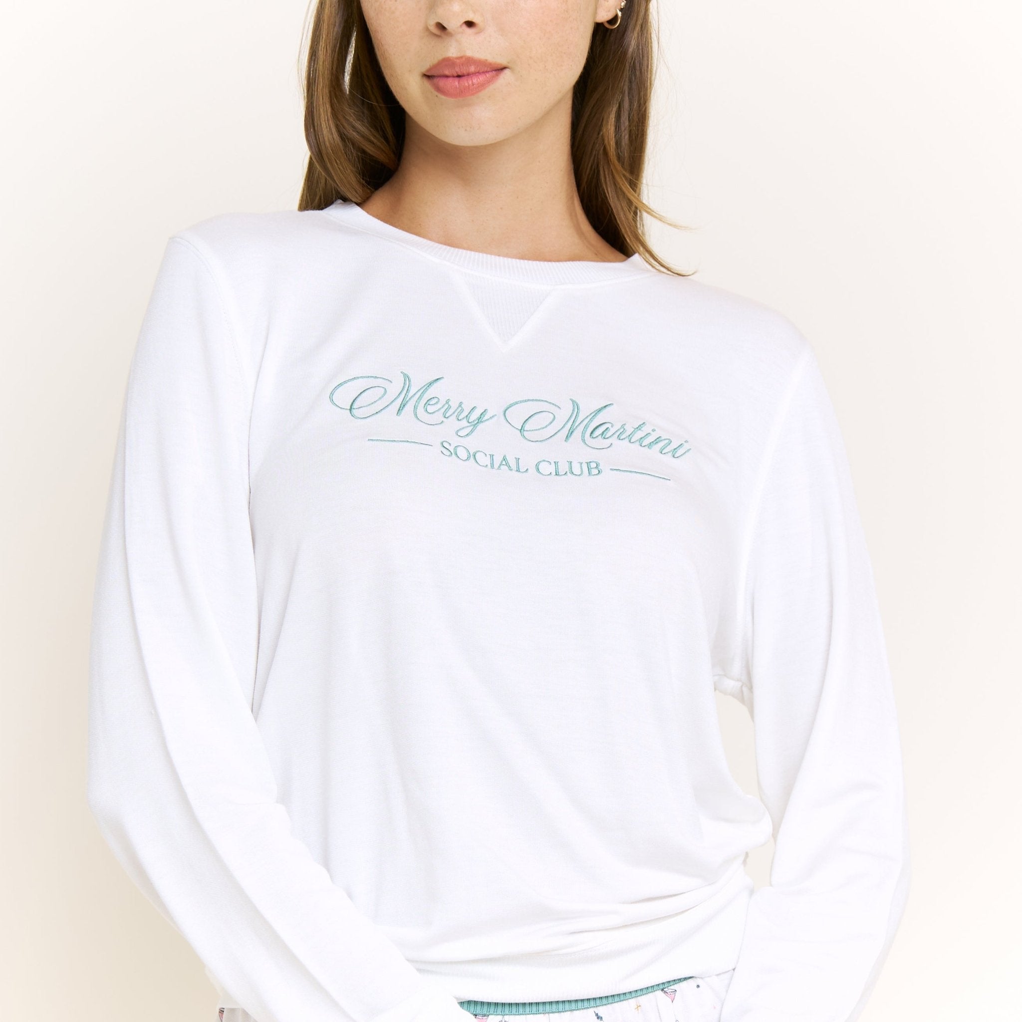 (取寄) レディース シュガー スウィートハート ロング スリーブ ショーティ セット HONEYDEW women Sugar Sweetheart Long Sleeve Shortie Set Ivory Martinis Sugar Sweetheart Shortie Set in Ivory Martinis from Honeydew Intimates