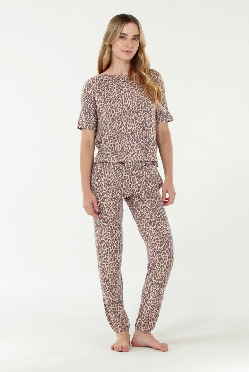 Sun Lover PJ Set - Sleepwear & Loungewear - Leopard