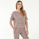 Sun Lover PJ Set In Leopard - Sleepwear & Loungewear -