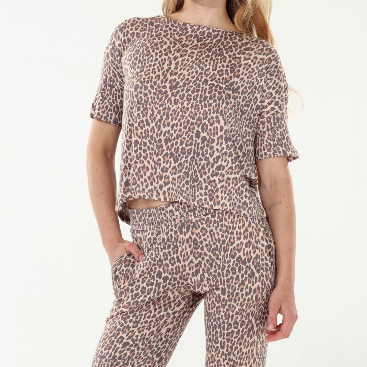 Sun Lover PJ Set In Leopard - Sleepwear & Loungewear -