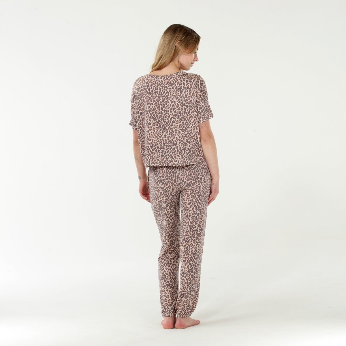 Sun Lover PJ Set In Leopard - Sleepwear & Loungewear -