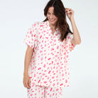 Sunday Rest PJ Set in Beso Lips - Sleepwear & Loungewear -