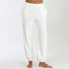 Sundown Jogger In Ivory - Loungewear - X-Large