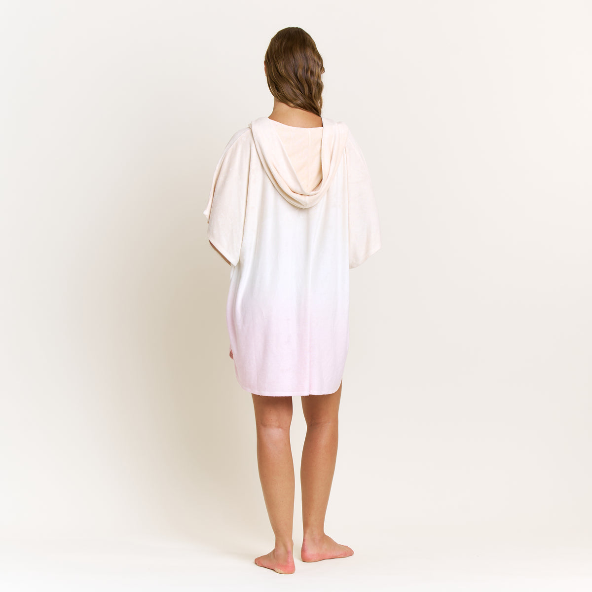 Take A Break Oversized Hoodie in Sunset Dip-Dye - Robe -