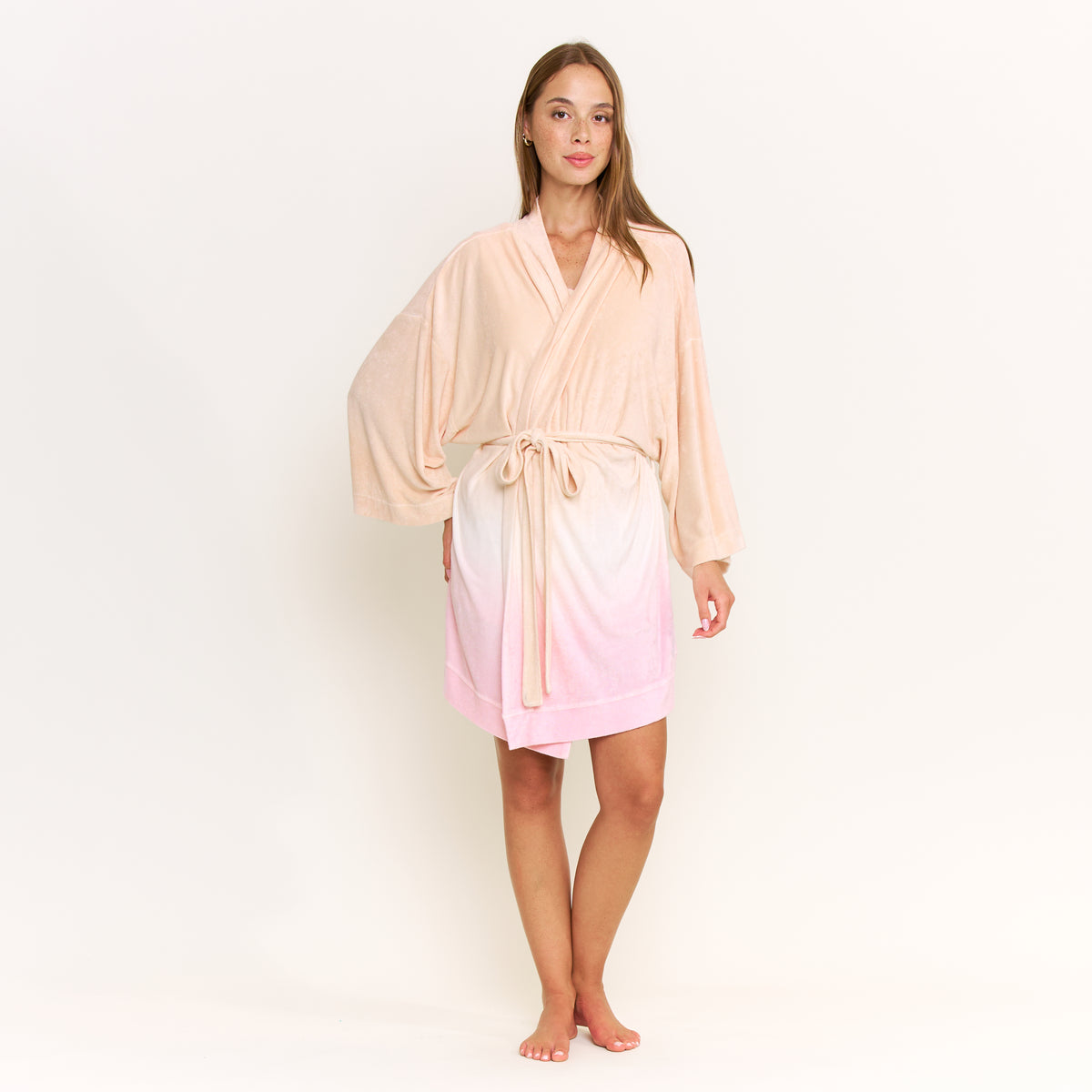 Take A Break Robe in Sunset Dip-Dye - Robe -