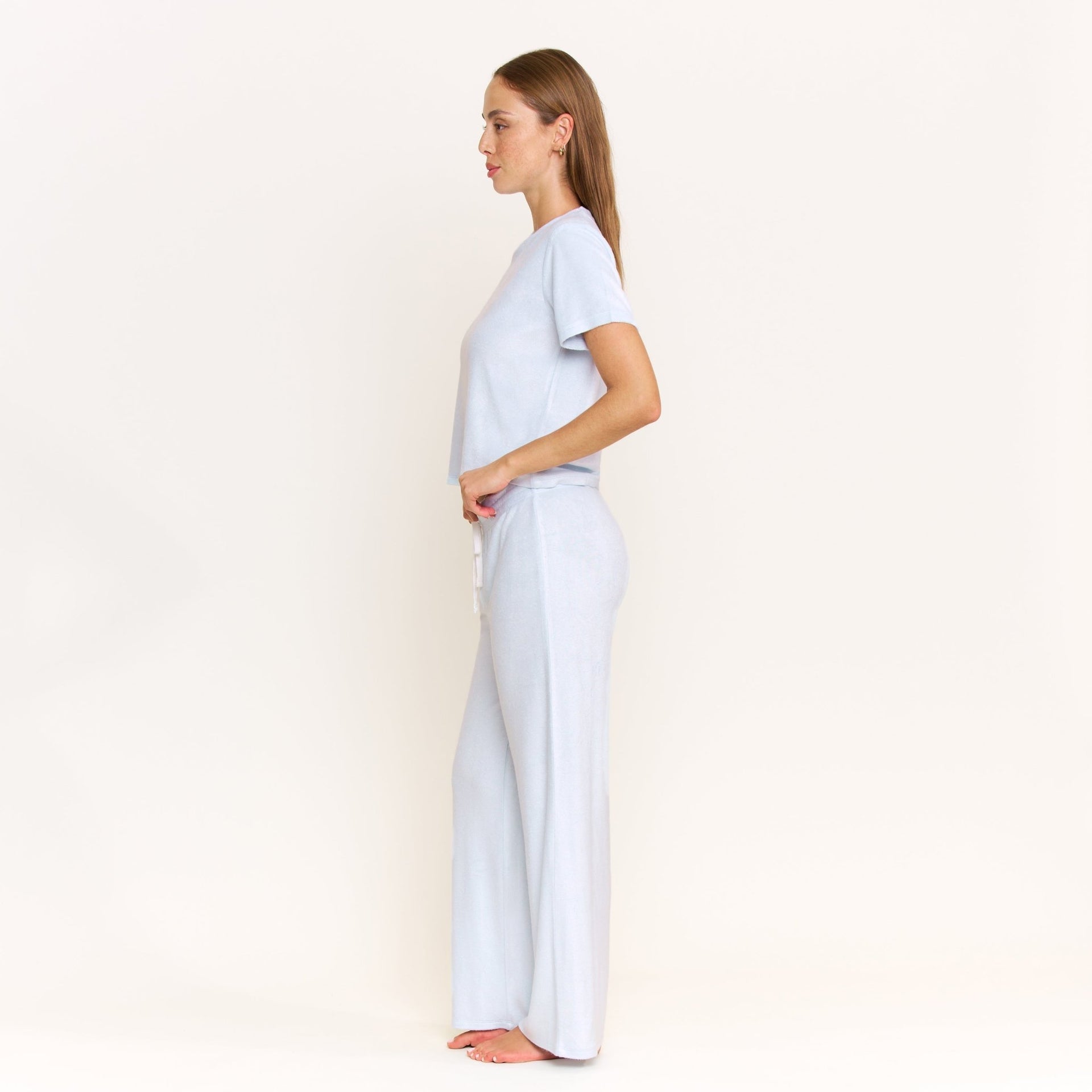 Take A Break Tee Pant Set in Drift - -