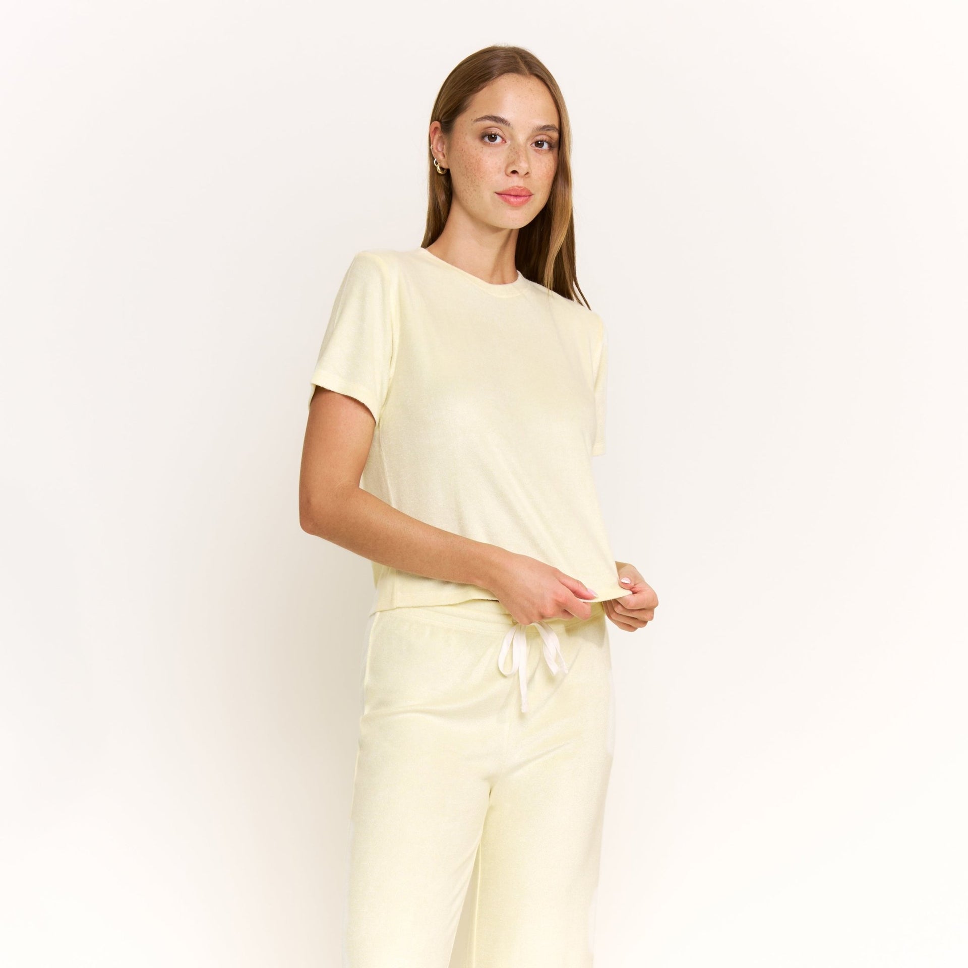 Take A Break Tee Pant Set in Rays - -