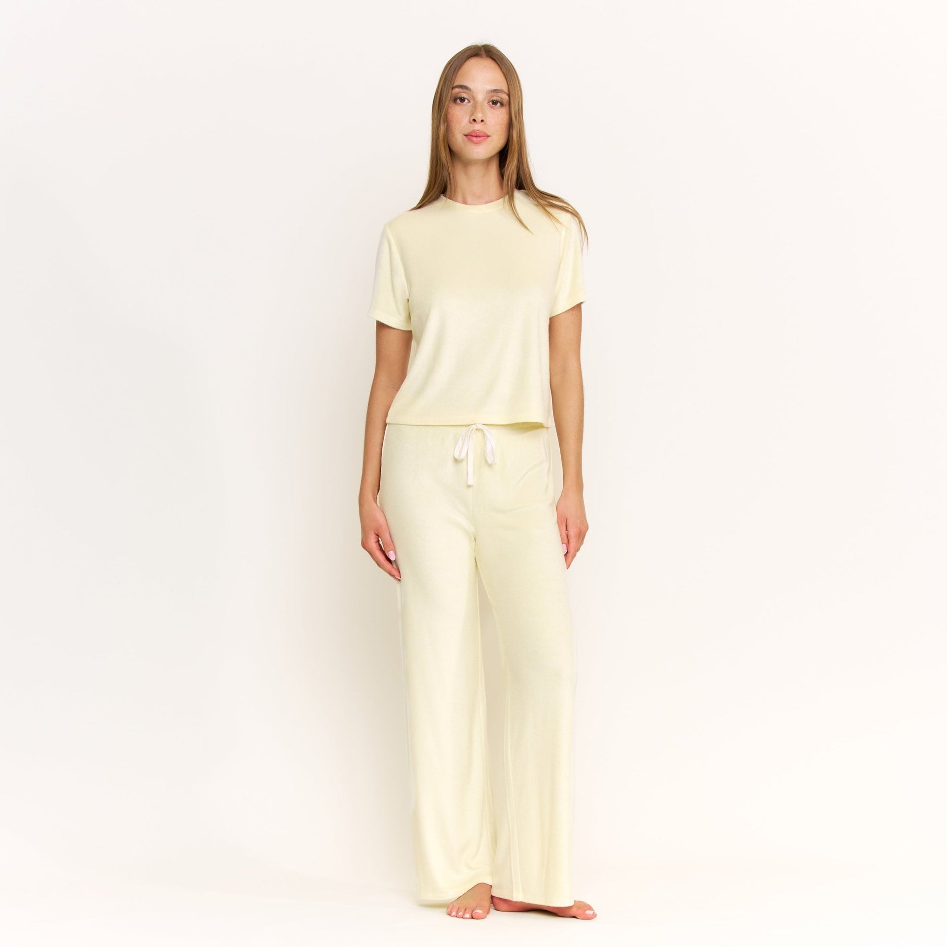 Take A Break Tee Pant Set in Rays - -