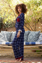 Tucked In Jumpsuit in North Star Plaid - Sleepwear & Loungewear -