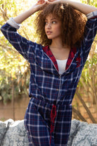 Tucked In Jumpsuit in North Star Plaid - Sleepwear & Loungewear -