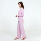 Under The Stars Waffle Pant in Lavender - Sleepwear & Loungewear -