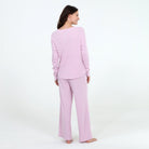 Under The Stars Waffle Pant in Lavender - Sleepwear & Loungewear -