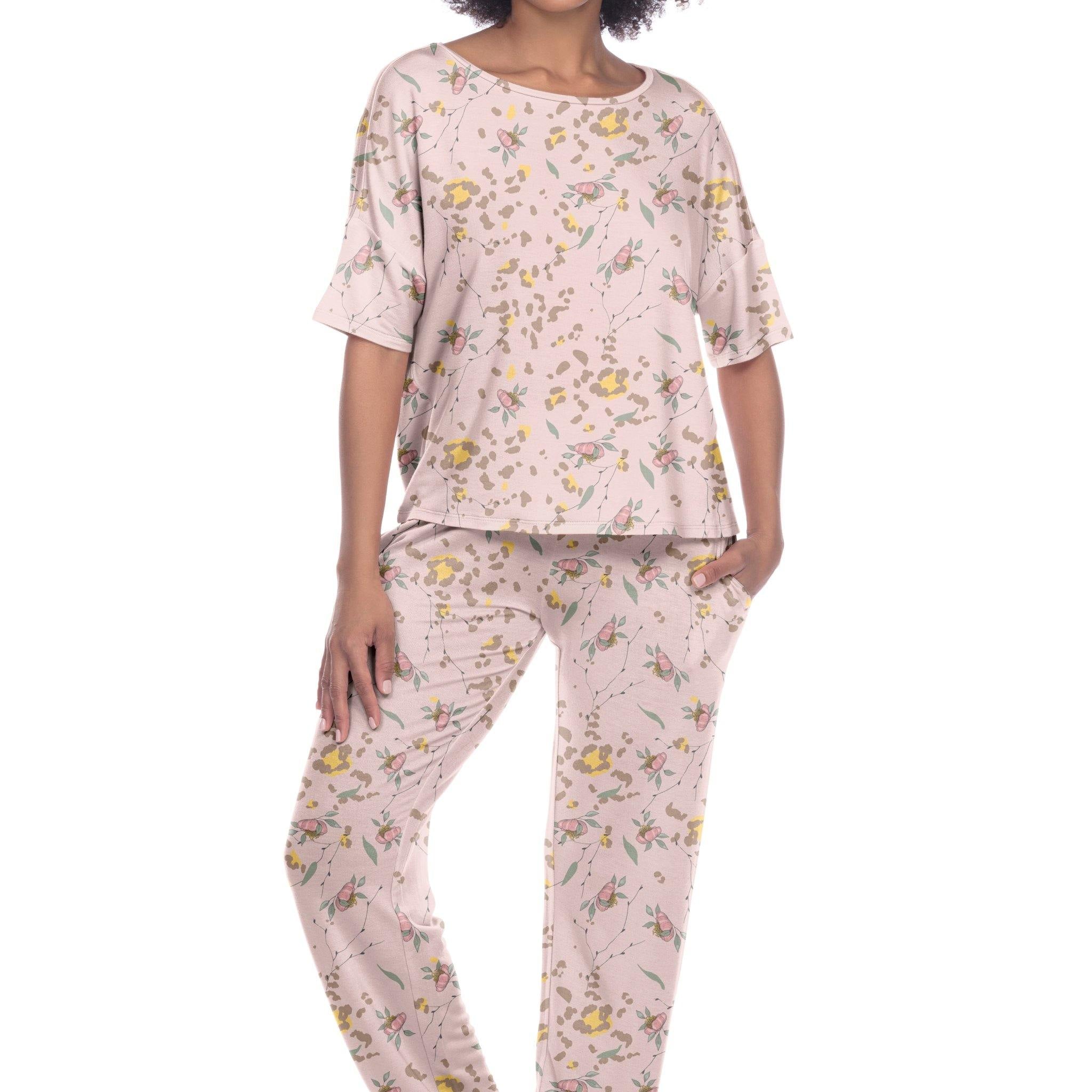 Sun Lover PJ Set - Sleepwear & Loungewear - Sandcastle Floral