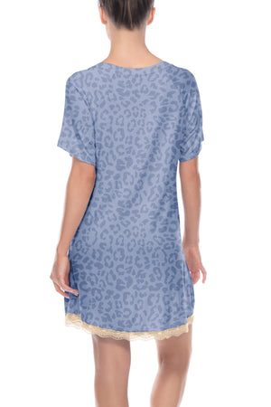All American Sleepshirt - Sleepwear & Loungewear - Cove Leopard