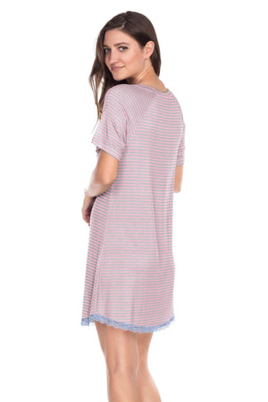 All American Sleepshirt - Sleepwear & Loungewear - Pop Stripe