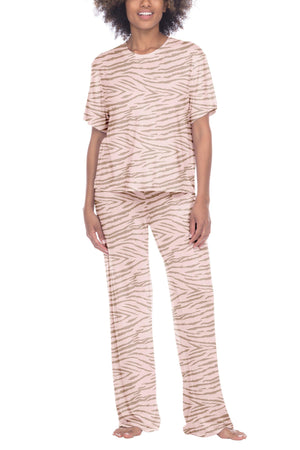 All American PJ Set - Sleepwear & Loungewear - Sandcastle Zebra