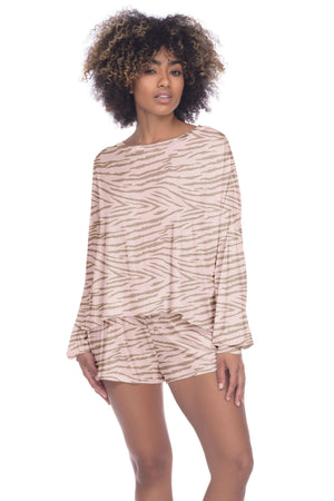 All American Shortie Set - Sleepwear & Loungewear - Sandcastle Zebra