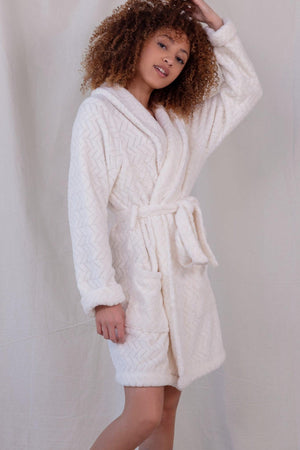 Snow Sweetie robe - Robe - Ivory M/L