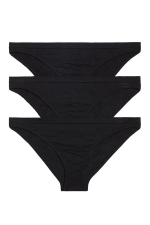 Keagan Bikini 3 Pack - Panty - Black/Black/Black