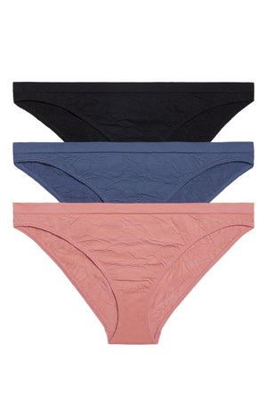 Keagan Bikini 3 Pack - Panty - Black/Jasper/Mineral
