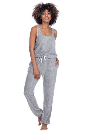 Just Chillin Jumpsuit - Sleepwear & Loungewear - Heather Grey