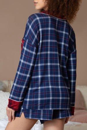 Tucked In PJ Set - Sleepwear & Loungewear - North Star Plaid